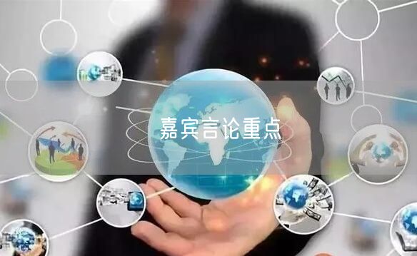 嘉宾言论重点(图1) 嘉宾言论重点(图1)